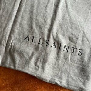 AllSaints Gray large bag dustbag